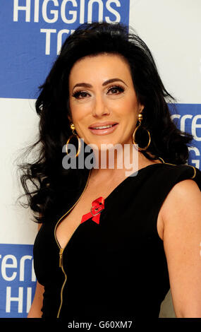 Terrence Higgins Trust's Lighthouse Gala Auction - London. Nancy Dell'Olio arrives at the Terrence Higgins Trust auction at Christie's in London. Stock Photo