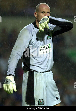 Blackburn Rovers's Brad Freidel in action against Lazio during a Pre-Season friendly at Ewood Park. Stock Photo