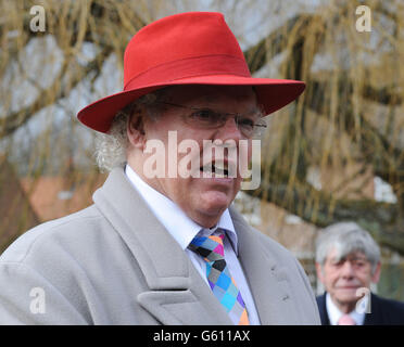 Norman Collier funeral Stock Photo