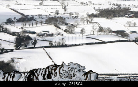 Spring Weather 2013 - Glenarm - Northern Ireland Stock Photo