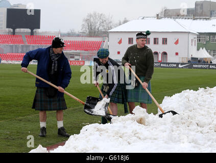 Soccer - 2014 World Cup Qualifier - Group A - Serbia v Scotland - Karadorde Stadium Stock Photo