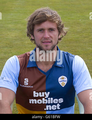 Cricket - Derbyshire CCC 2013 Photocall - County Ground. Ross Whiteley, Derbyshire Stock Photo