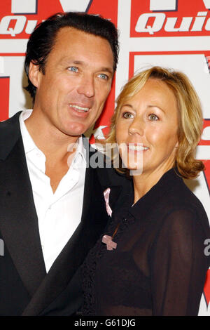 Martin Kemp TV Quick Awards. Actor Martin Kemp and his wife Shirley at the TV Quick Awards at the Dorchester Hotel in London. Stock Photo