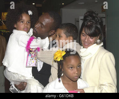 Nigel Benn wife I&rsquo;m A Celebrity Stock Photo - Alamy