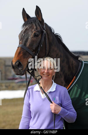 Horse Racing - The 2013 John Smith's Grand National - Winners Photocall - Craiglands Farm Stock Photo