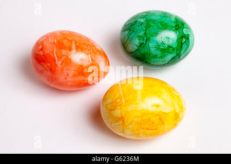 Coloured Easter eggs Stock Photo