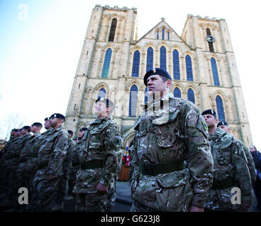 21 Engineer Regiment returns home from Afghanistan Stock Photo