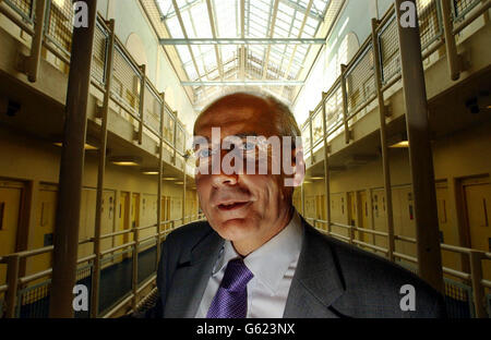 Prison Governor, Keith Munns stands inside Wormwood Scrubs prison in west London, which is still riddled with serious problems four years after a culture of staff brutality was exposed, the Chief Inspector of Prisons said in a new report. * Although the 1,000-inmate jail is now rid of rogue officers who violently assaulted inmates, the institution is still 'stigmatised and struggling to move on' Anne Owers said. Stock Photo