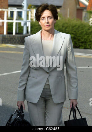 Lady Archer, the wife of disgraced peer Lord Archer, arrives at an employment tribunal at Bury St Edmunds, in Suffolk, for the second day of a hearing where her former personal assistant, Jane Williams, is claiming that she was unfairly dismissed. * Ms Williams worked at the Archers' home between 1988 and 2001. Stock Photo