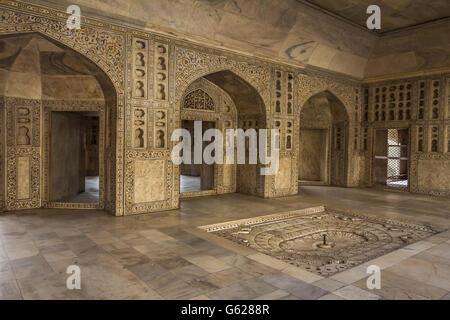 Inside Agra Fort in India Stock Photo