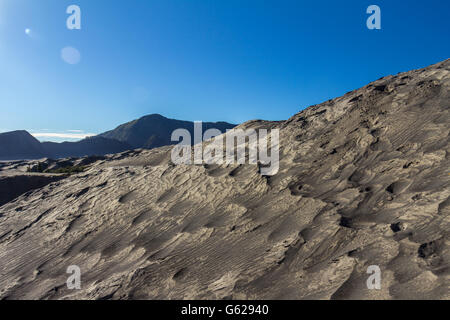 Landscape of Mount Bromo in Indonesia Stock Photo