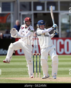 Cricket - LV= County Championship Division Two - Day Three - Gloucestershire v Northamptonshire - County Ground. Gloucestershire's Hamish Marshall batting during the LV= County Championship, Division Two match at The County Ground, Bristol. Stock Photo