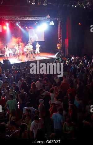 Techno brega show in Belem, Para, Brazilian Amazon Stock Photo