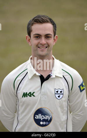 Cricket - Worcestershire CCC 2013 Photocall - New Road. Worcestershire's Neil Pinner during the photocall at New Road, Worcester. Stock Photo