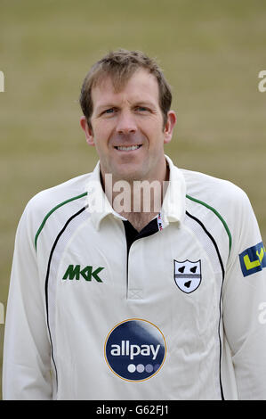Worcestershire's Alan Richardson during the photocall at New Road, Worcester. Stock Photo