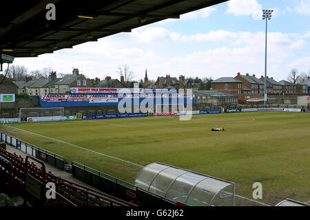 Soccer - npower Football League Two - York City v Accrington Stanley - Bootham Crescent. General View of York City Football Club at Bootham Crescent. Stock Photo