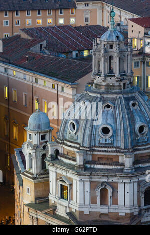 Church of Santa Maria di Loreto (16th-century), Rome, Italy. Designed by Antonio da Sangallo younger. Stock Photo