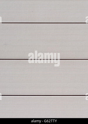 Striped white wall tiles texture. Fragment of lined wall Stock Photo