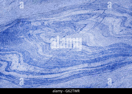 Blue veined marble-liked stone texture Stock Photo