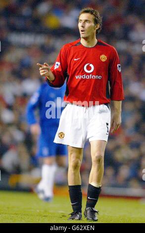 Man Utd v Everton Blanc Stock Photo