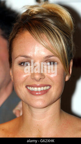 Actress Amanda Holden arrives for the Pantene Pro-V Awards at the Royal Albert Hall. The awards, known as the 'Oscars' of the beauty industry recognise the talents of photographers, make-up artists, hairdressers, models and beauty journalists. Stock Photo