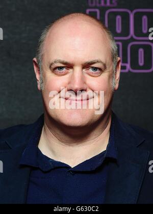 Dara O'Briain arriving for the UK premiere of The Look of Love at the Curzon Soho, London Stock Photo