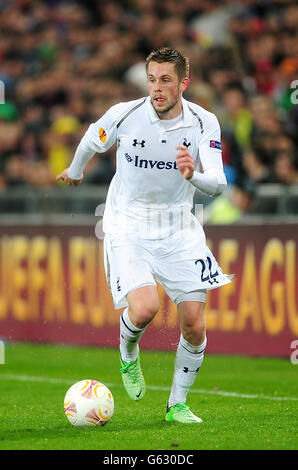 Soccer - UEFA Europa League - Quarter Final - Second Leg - FC Basel v Tottenham Hotspur - St Jakob-Park. Gylfi Sigurdsson, Tottenham Hotspur Stock Photo