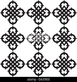 Celtic knots pattern for use in your creative projects Stock Vector