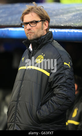 Soccer - UEFA Champions League - Semi Final - Second Leg - Real Madrid v Borussia Dortmund - Santiago Bernabeu. Borussia Dortmund's manager Jurgen Klopp Stock Photo