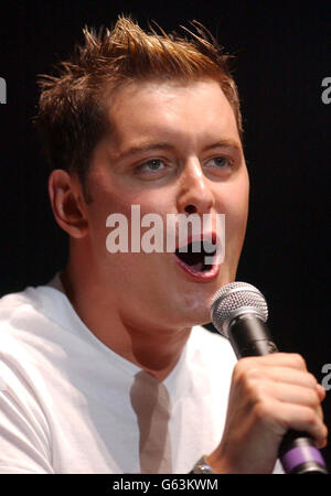 Big Brother 3 winner and SM:TV presenter Brian Dowling during a ...