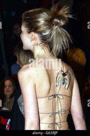 Rosamund Pike arrives for World Premiere of the new James Bond film 'Die Another Day' attended by Britain's Queen Elizabeth II, at the Royal Albert Hall. Stock Photo