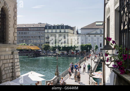 Lucerne Historical Lake Switzerland Stock Photo