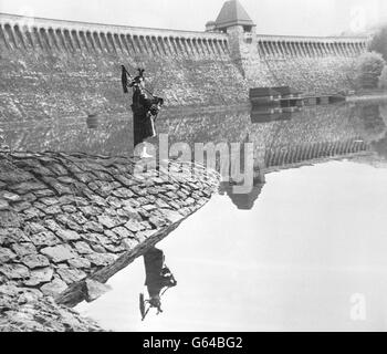 Mohne Dam, Germany. On 17 May 1943 the dam was breached by No 617 ...