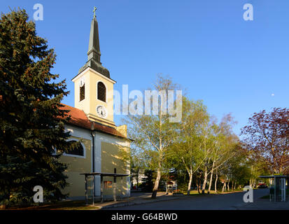 church Hl . Rosalia at square Anger in Seyring, Gerasdorf bei Wien, Austria, Niederösterreich, Lower Austria, Weinviertel Stock Photo