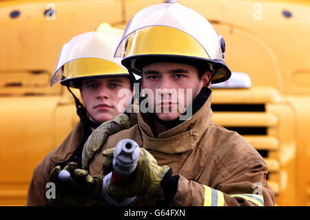 Firefighters Strike Stock Photo