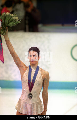 Winter Olympics - Lillehammer 94 - Figure Skating - Ladies' Singles - Medal Ceremony Stock Photo