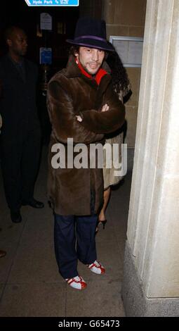 Jay Kay arrives at Noble Rot Stock Photo