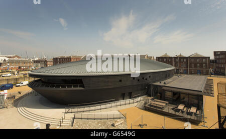 Mary Rose museum Stock Photo