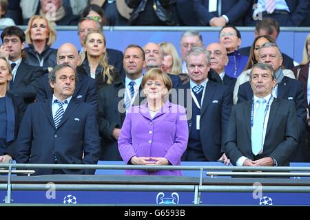 Chancellor Angela Merkel of Germany, left, and United States President ...