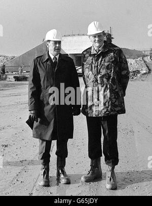 Michael Heseltine and Robert Thompson Stock Photo