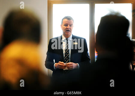 Surrey Chairman Richard Thompson during a reception for the opening of the new Member's Pavilion at the Kia Oval Stock Photo