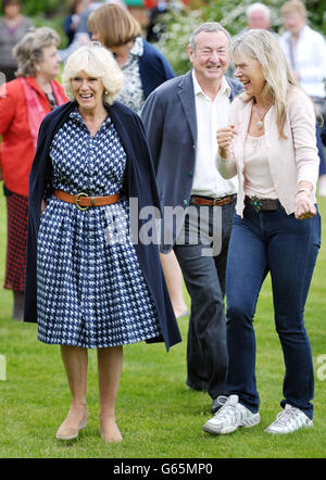 The Duchess of Cornwall in Wiltshire Stock Photo