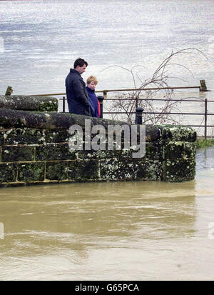 West Sussex floods Stock Photo