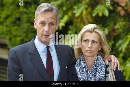 Richard Drax MP and his wife Elsbet pictured in Southampton Stock Photo ...