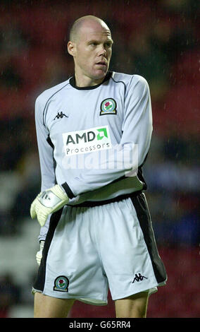 Brad Freidel of Blackburn Rovers during a Pre-Season friendly against Lazio at Ewood Park. Stock Photo