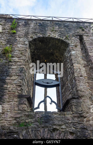 Hohenbaden Castle ( also Castle Hohenbaden , Old Castle ), largest wind harp in Europe, Baden-Baden, Germany, Baden-Württemberg, Stock Photo