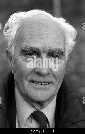 Conservative backbencher Sir Anthony Meyer, who is set to challenge ...