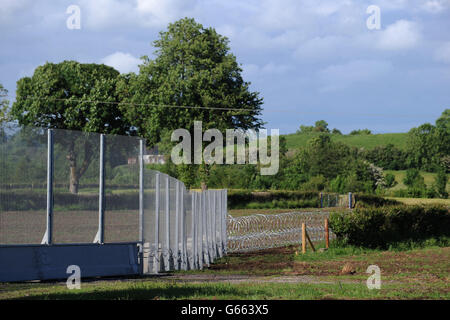 G8 Summit preparations Stock Photo