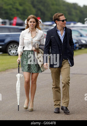 Cartier Queen's Cup polo tournament - Windsor Stock Photo