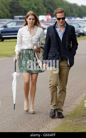 Cartier Queen's Cup polo tournament - Windsor Stock Photo